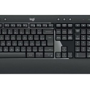 Kit Teclado e Mouse Sem Fio Logitech MK540 Advanced Pro Preto com Receptor USB Unifying