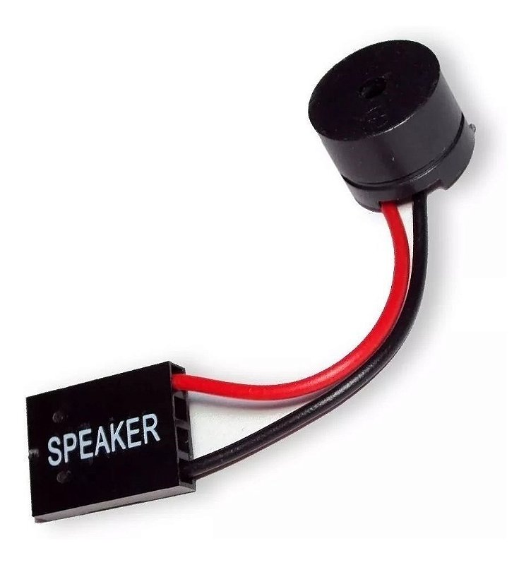 Speaker Buzzer Passivo para Placa-Mãe Diagnóstico POST 5V Conector 4 Pinos