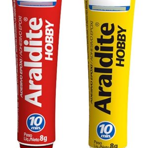 Cola Adesivo Epóxi Bicomponente Araldite Hobby 16g Tekbond Secagem Rápida
