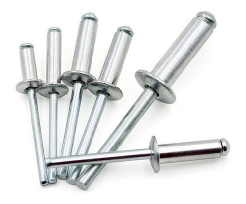 Rebite de Repuxo Alumínio Eccofer 4,8x12mm Pacote com 50 Unidades