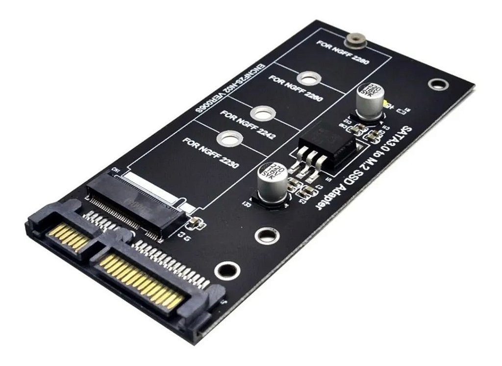Adaptador Conversor SSD M.2 NGFF (SATA B+M Key) para SATA III 2.5 polegadas ENCNF2S-N01