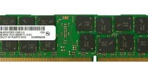 Memória DDR3 16GB 1600MHz Servidor Micron PC3L-12800R ECC RDIMM 1.35V