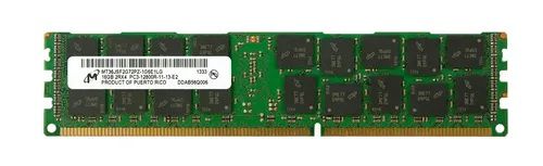 Memória DDR3 16GB 1600MHz Servidor Micron PC3L-12800R ECC RDIMM 1.35V