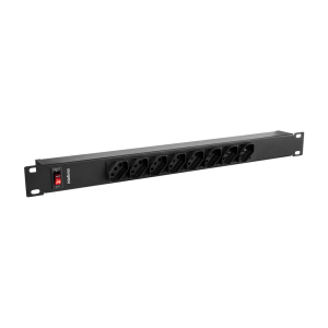 Filtro de Linha Protetor Eletrônico para Rack 19" 8 Tomadas 10A 1m Bivolt Intelbras EPR 208