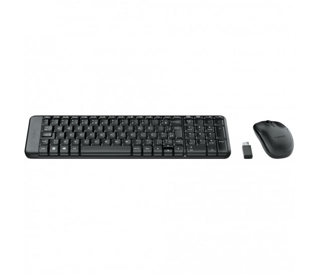 Kit Teclado e Mouse Sem Fio Logitech MK220 2.4GHz ABNT2 com Receptor USB - Imagem 2