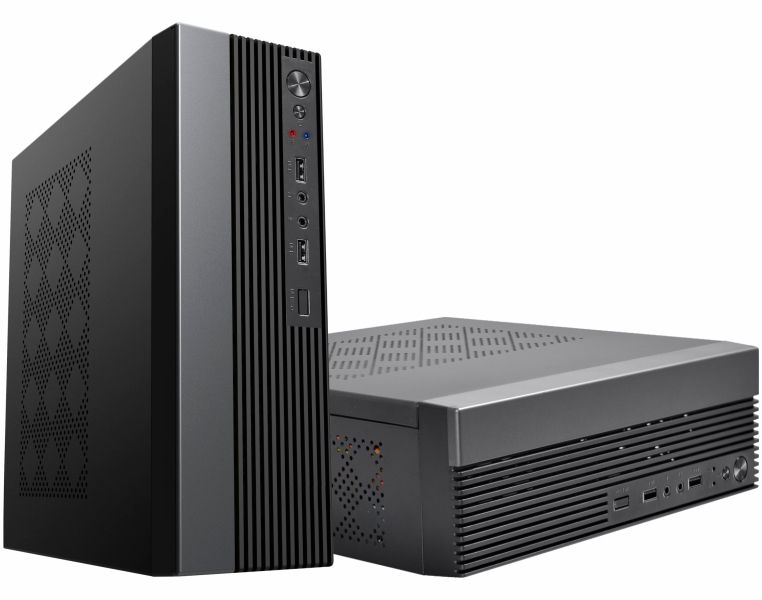 Gabinete Slim K-Mex GM-02CK Corporativo com Fonte 200W Inclusa Micro ATX ITX USB 2.0 Preto