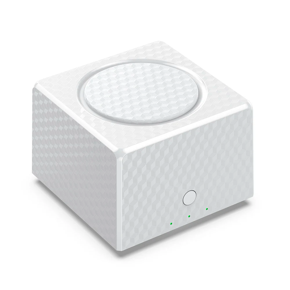 Kit Roteador e Repetidor Wi-Fi Mesh Knup KP-RW404/MS Dual Band AC1900 2.4/5GHz Branco
