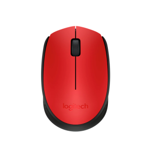 Mouse Sem Fio Logitech M170 Vermelho USB Ambidestro 10m Alcance 12 Meses de Pilha 910-004941