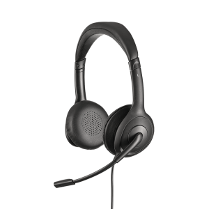 Headset Intelbras WHS 60 DUO USB Biauricular com Microfone Cancelador de Ruído e Controle de Volume