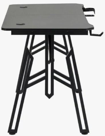 Mesa Gamer Revenger RG-MSA002 120x60cm Fibra de Carbono com Suporte para Fone e Copo - Imagem 2