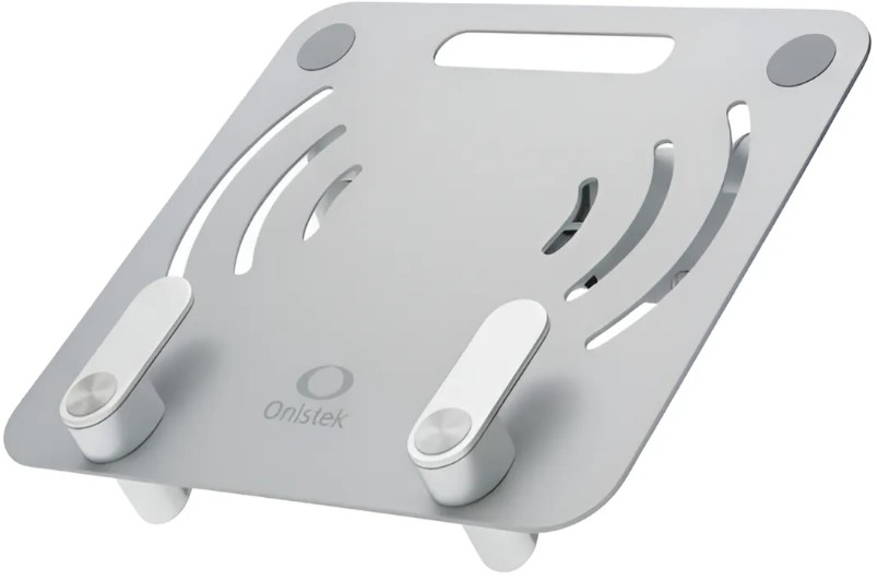 Suporte Articulado para Notebook Onistek ON-F93 de 11 a 17.3 Polegadas em Metal e ABS Cor Prata