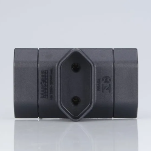 Adaptador de Tomada T Benjamim Margirus ADP1-21 3 Saídas 2 Pinos 10A 250V NBR 14136