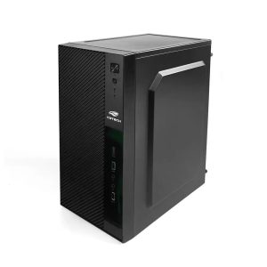 Gabinete C3Tech MT-24V2BK Micro ATX 2 Baias Preto com Fonte 200W ATX USB 2.0 Frontal