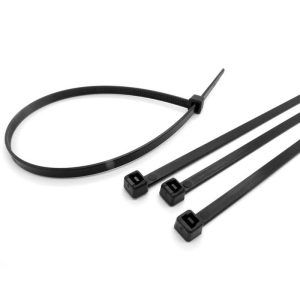 Abraçadeira de Nylon ELGIN 4.8x300mm Preta com 10 Unidades UV 46AP48300020