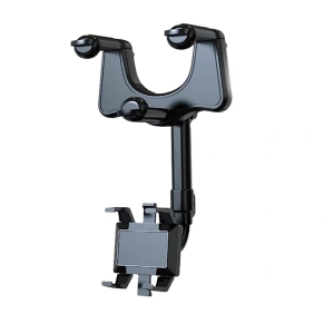 Suporte Veicular para Celular Oberon OR-SP08 para Retrovisor Interno com Rotação 360° para Telas de 3.5 a 6.0 Polegadas